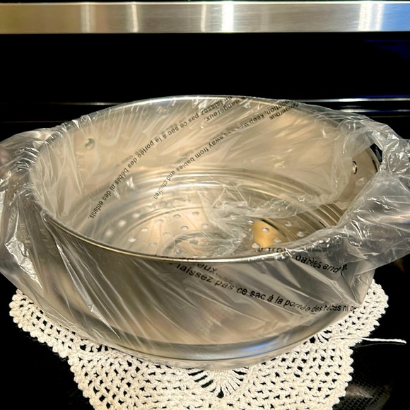 Stainless Steel Steamer .Fits perfect on a 5 Quart Stockpot.-NWOT - Picture 6 of 6